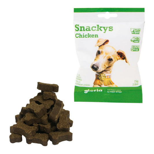 Dog Snack Gloria Snackys Chicken (30 x 75 g)-0