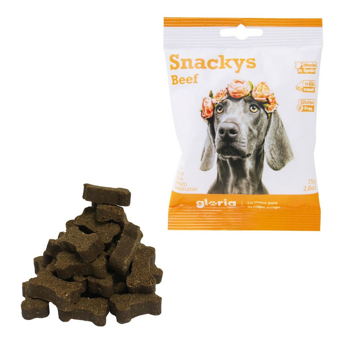 Dog Snack Gloria Display Snackys 30 x 75 g Ox-0