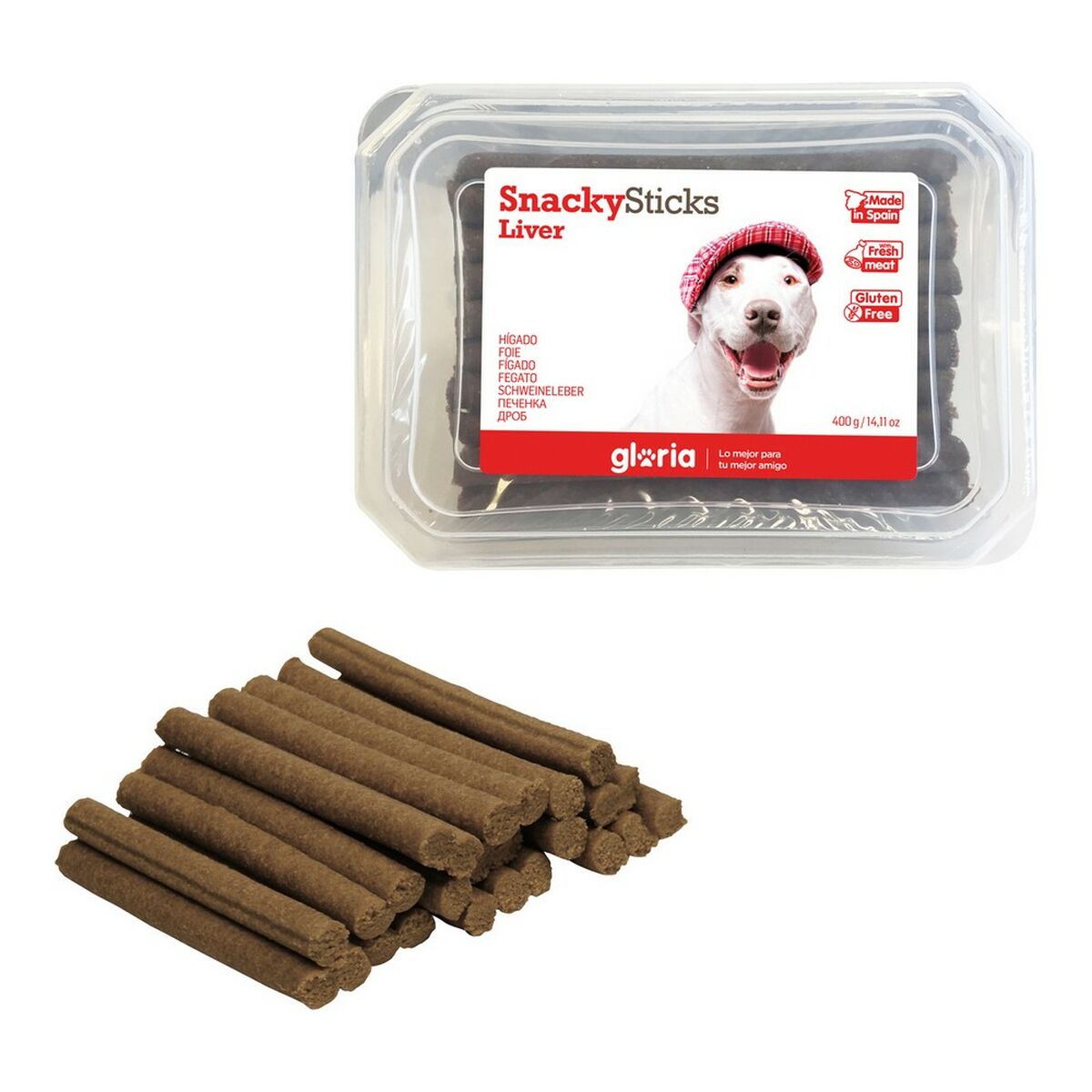 Dog Snack Gloria Snackys Sticks Liver (350 g)-0