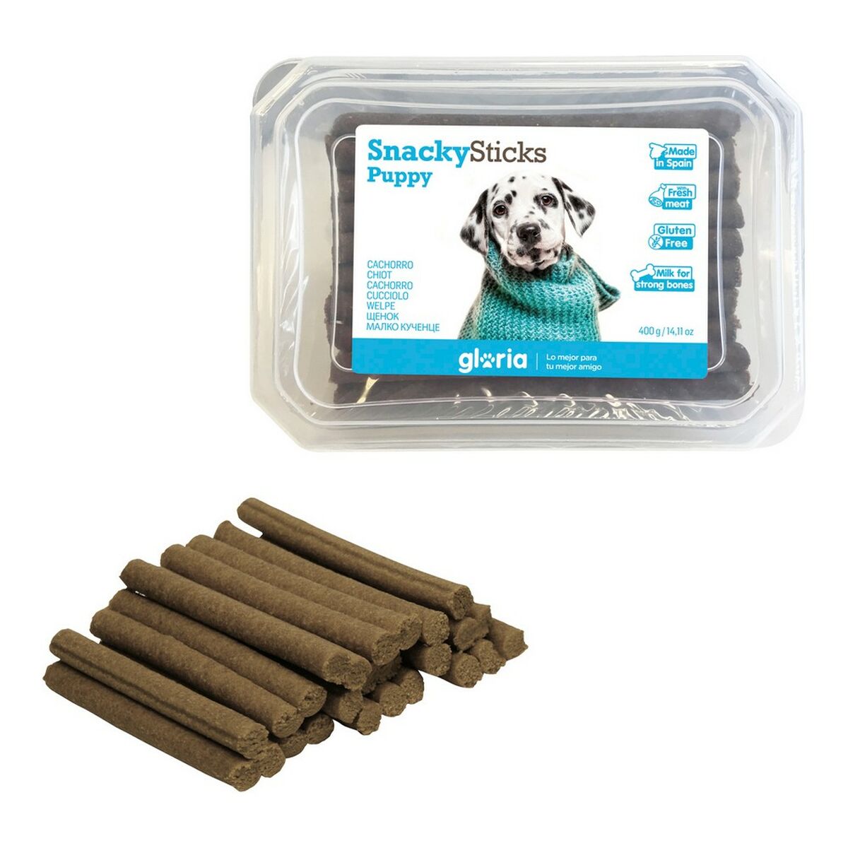 Dog Snack Gloria Snackys Sticks Chicken Small bars (350 g)-0