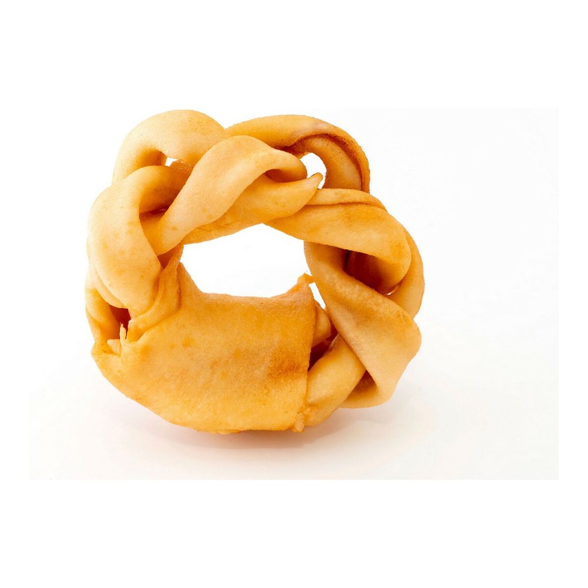 Dog Snack Gloria Snackys Rawhide Honey 12 cm Donut Braiding-1