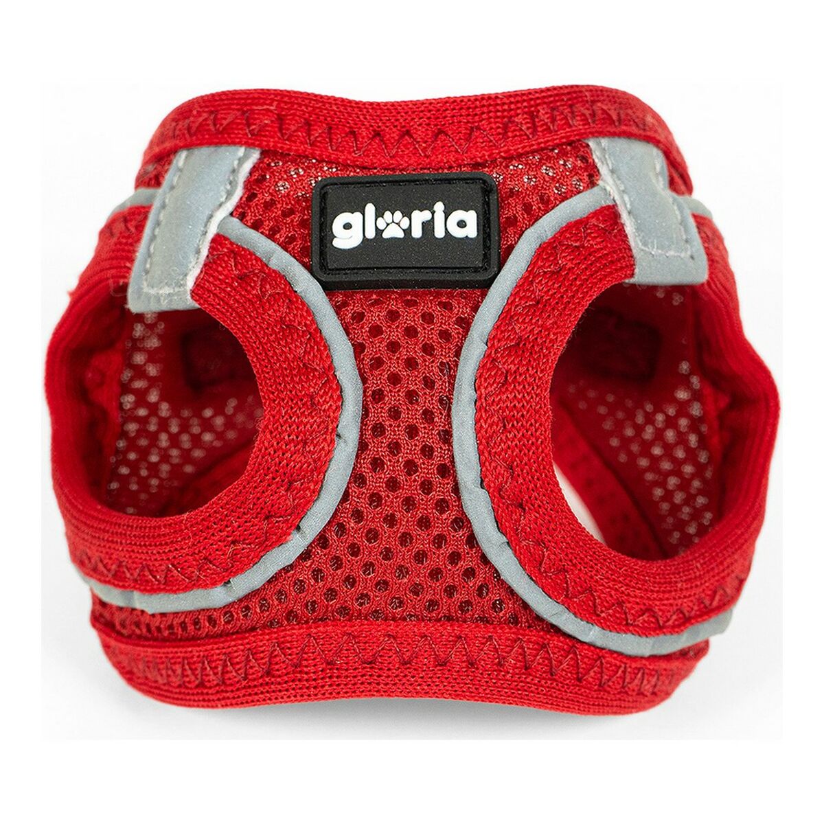 Dog Harness Gloria Air Mesh Trek Star Adjustable Red Size XXXS (18-20 cm)-1