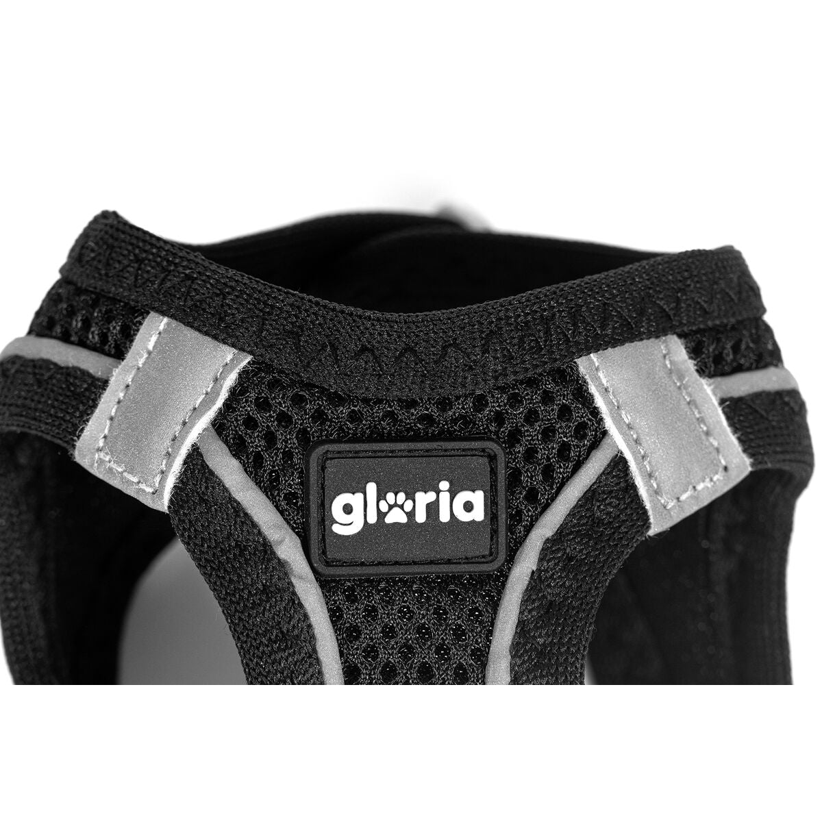 Dog Harness Gloria Trek Star 33,4-35 cm 51-52 cm Black L-2