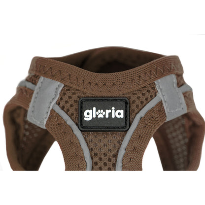 Dog Harness Gloria 31-34,6 cm Brown XS 27-28 cm-5