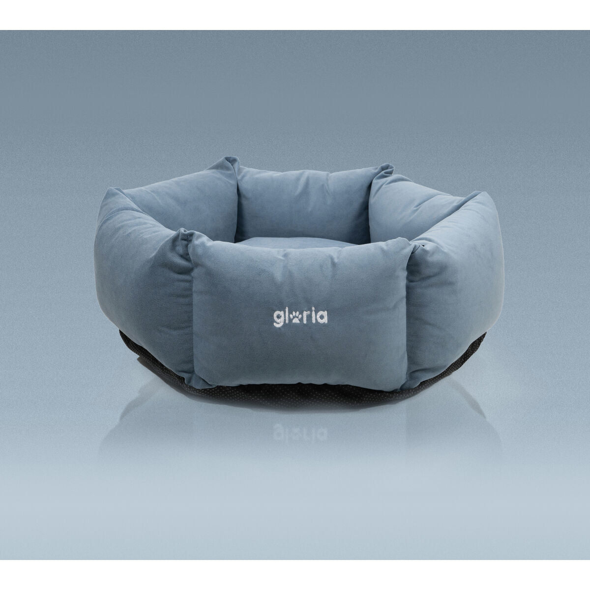 Dog Bed Gloria Hondarribia Blue 75 x 75 cm Hexagonal-2