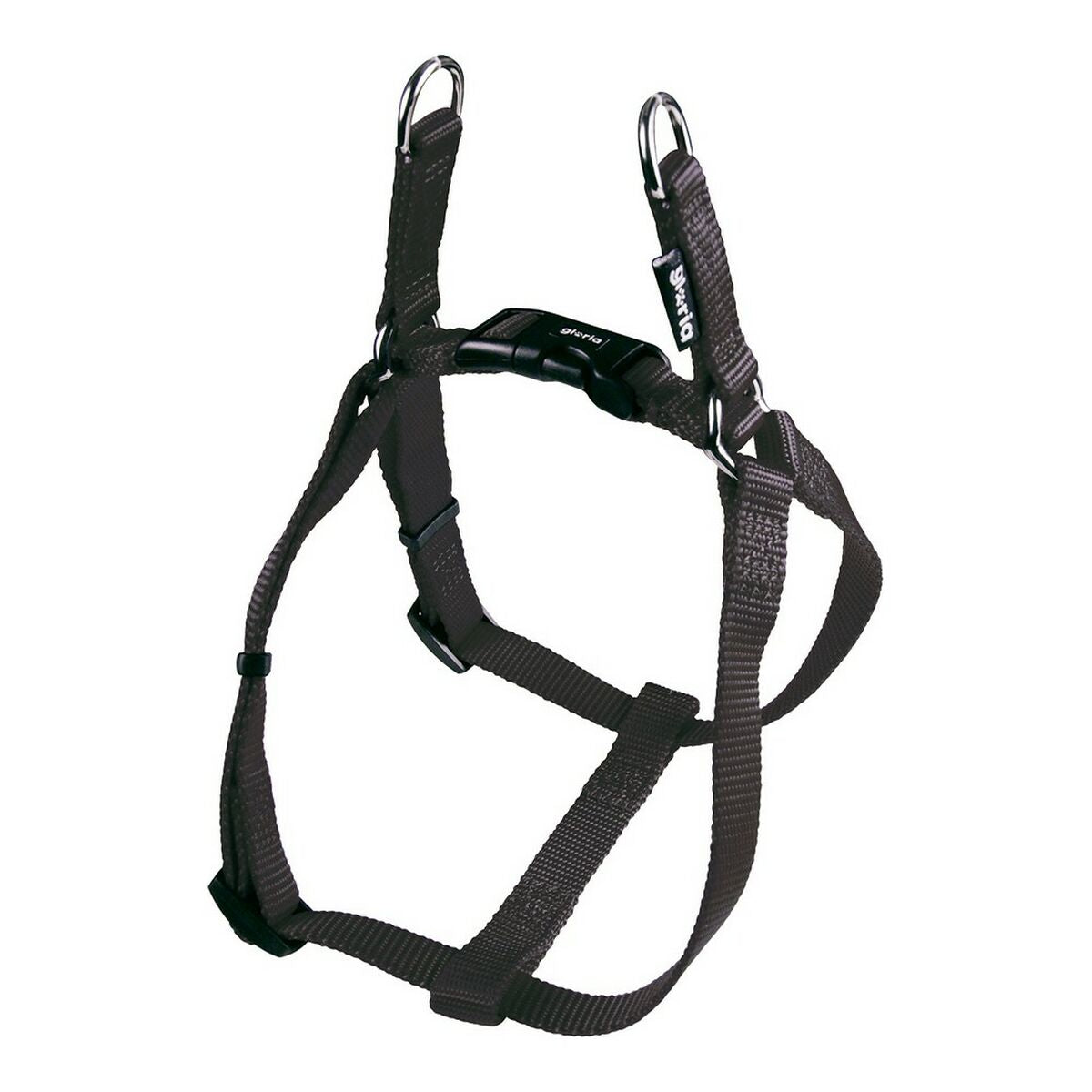 Dog Harness Gloria Smooth Adjustable 61-91 cm L Black-0