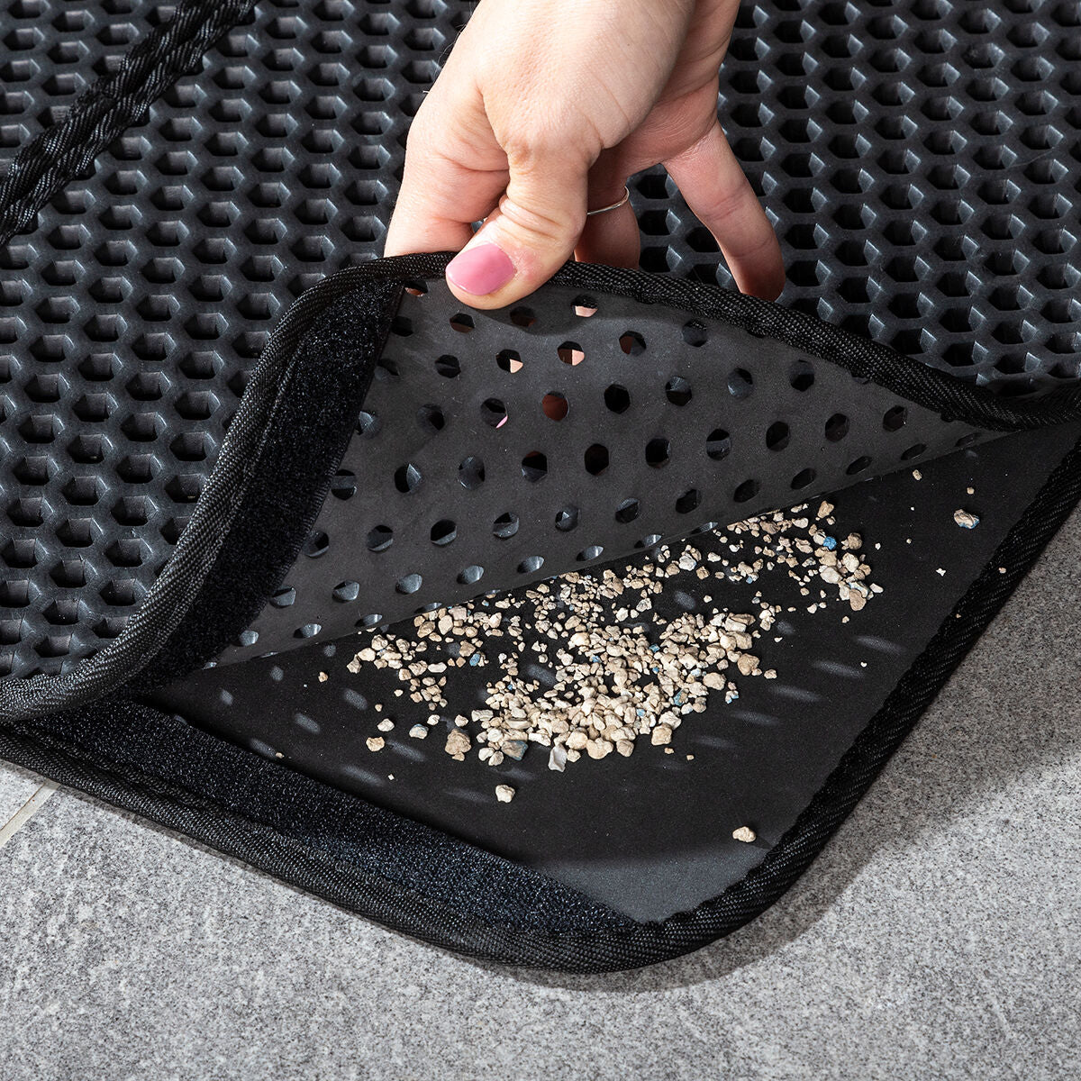 Cat Litter Tray Mat Clikatt InnovaGoods-9