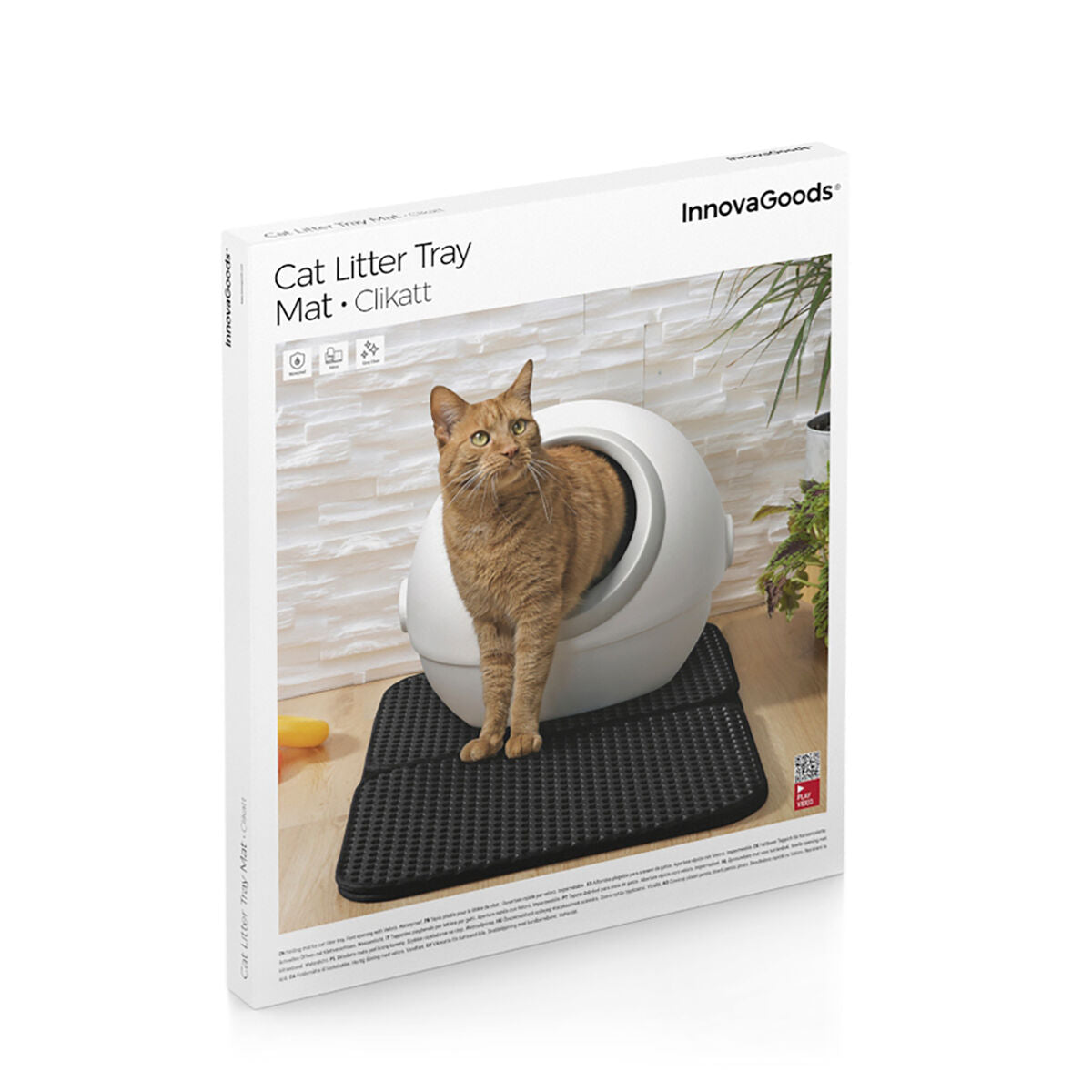 Cat Litter Tray Mat Clikatt InnovaGoods-1