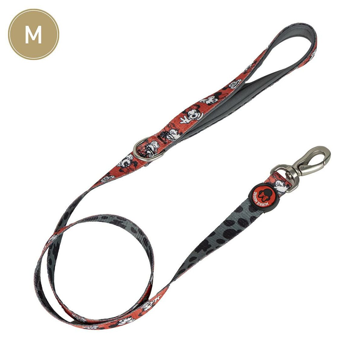 Dog Lead Minnie Mouse Red M-0