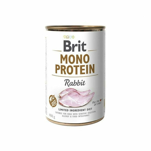 Wet food Brit Mono Protein Rabbit 400 g-0