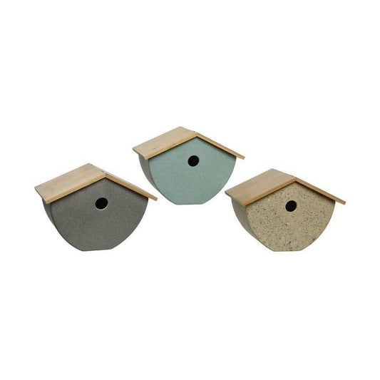 Bird House Decoris Wood 13,5 x 12 x 17,3 cm-0