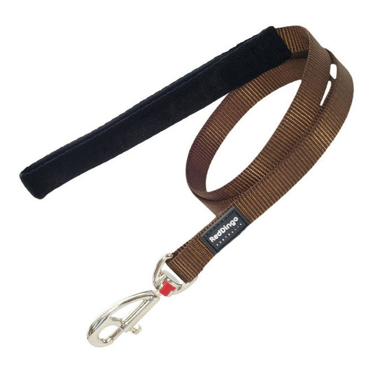 Dog Lead Red Dingo Brown 1.2 x 120 cm-0