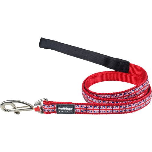 Dog Lead Red Dingo Union Jack 1,2 m Red 1.2 x 120 cm-0