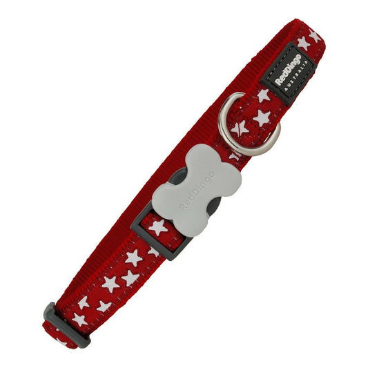 Dog collar Red Dingo Smooth Star Stars (1,5 x 24-36 cm)-0