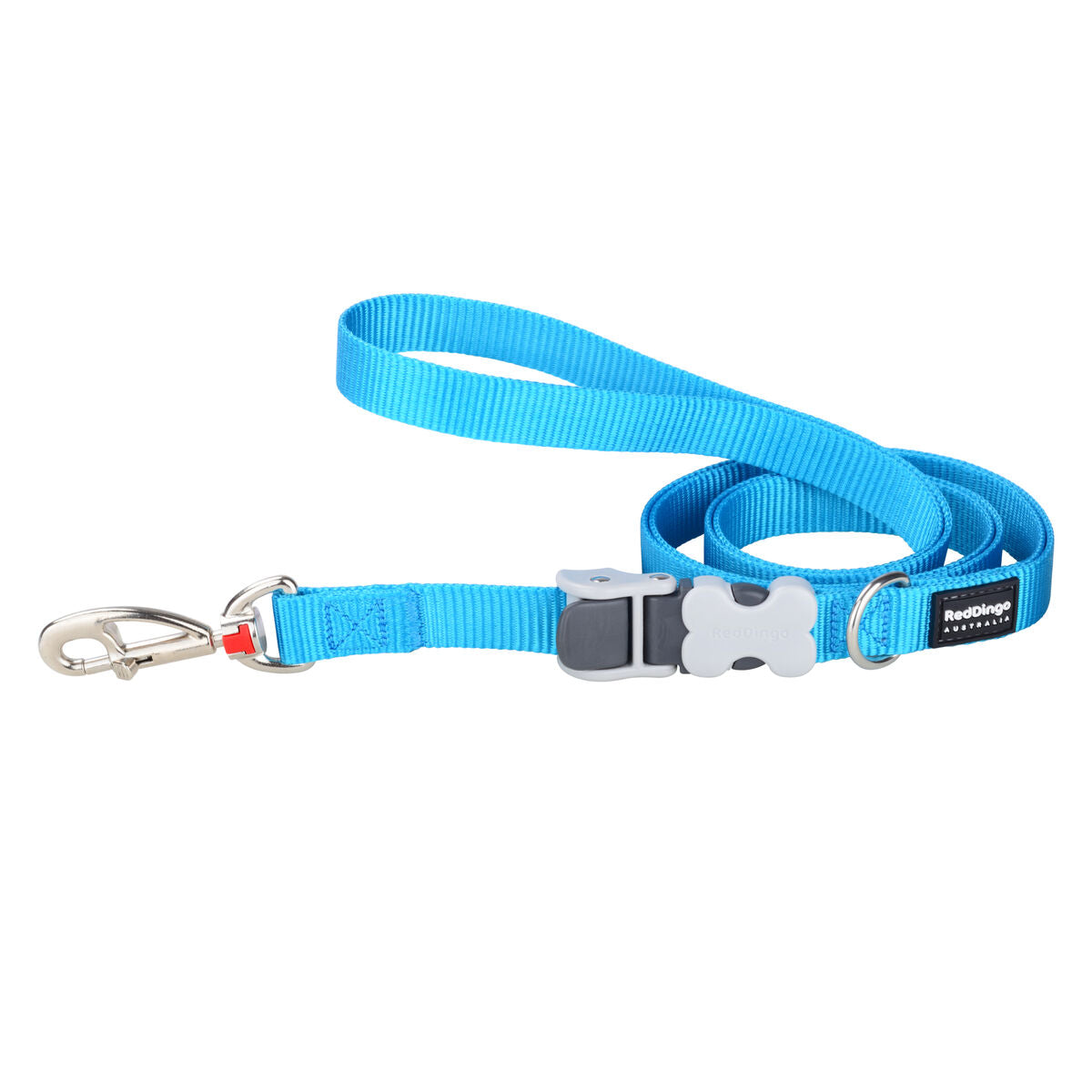 Dog Lead Red Dingo Turquoise-0