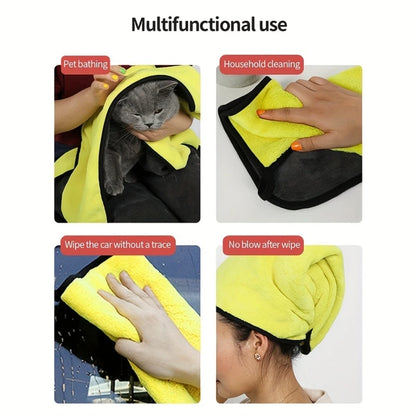 Microfiber Dog Bathing Towel - 4petslovers