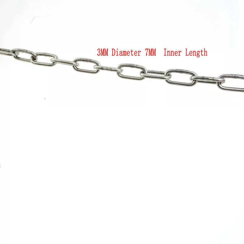 Stainless Steel Long Link Chain for Dog - 4petslovers