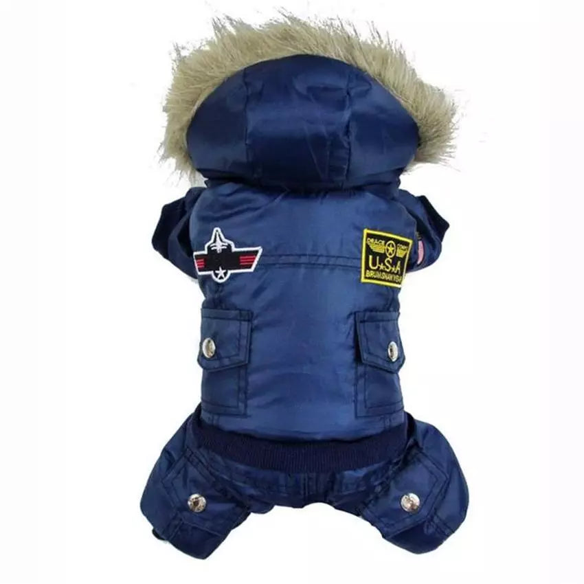 Hooded Jumpsuit Waterproof for Small Dog - 4petslovers