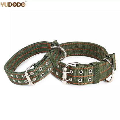 Army Green Canvas Dog Collar - 4petslovers