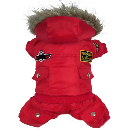 Hooded Jumpsuit Waterproof for Small Dog - 4petslovers