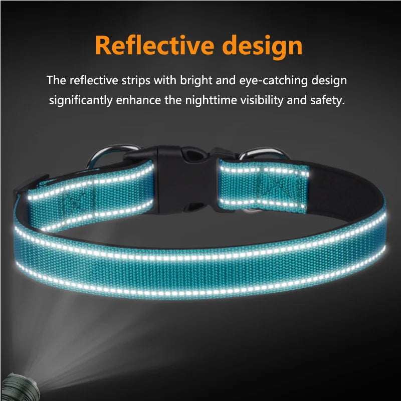 Reflective Dog Collar - 4petslovers