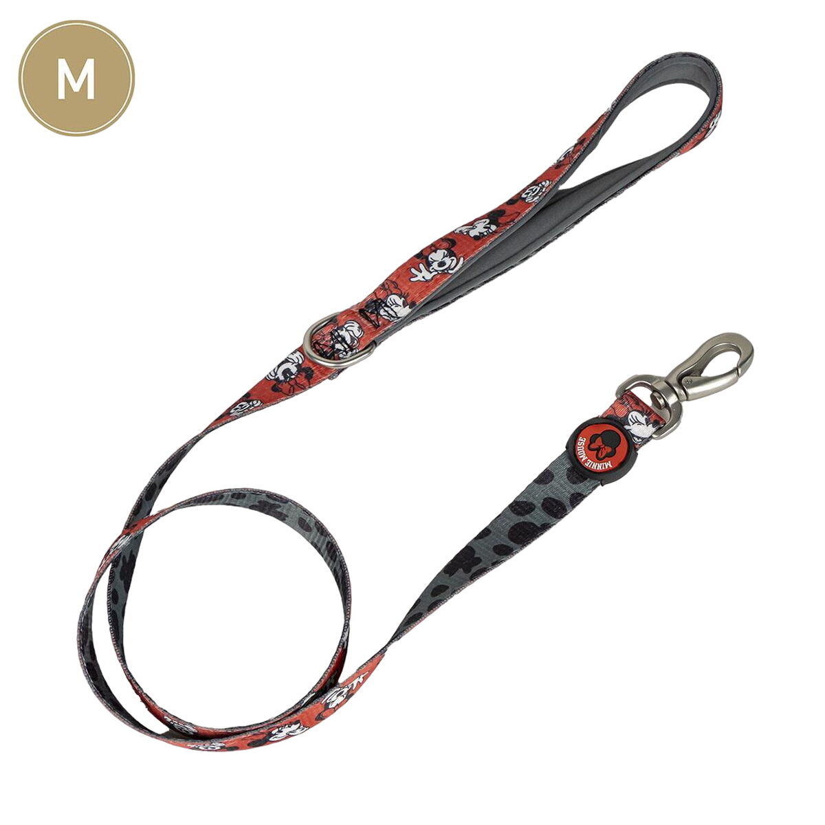 Dog Lead Minnie Mouse Red M-2