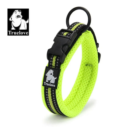 Truelove Adjustable Mesh Padded Pet Dog Collar - 4petslovers