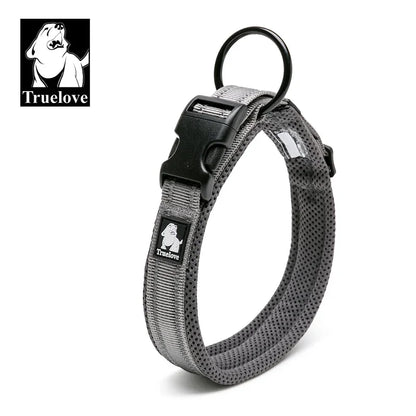 Truelove Adjustable Mesh Padded Pet Dog Collar - 4petslovers