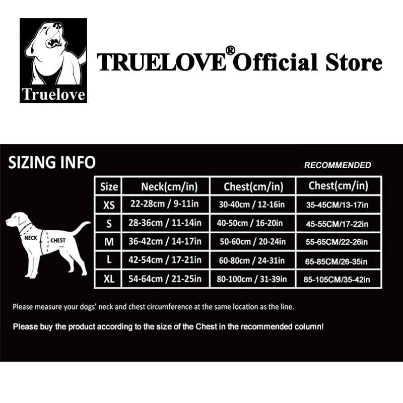 TrueLove Reflective Dog Harness