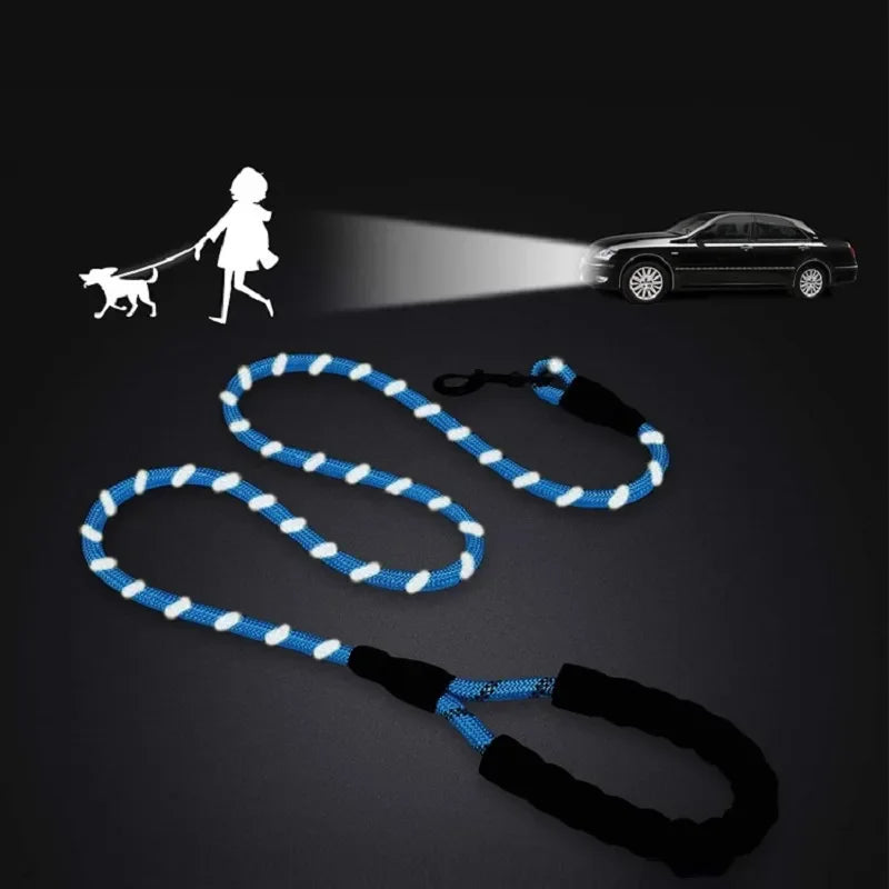 Pet Reflective Silk Traction Rope - 4petslovers