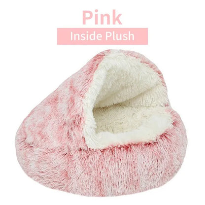 Warm Long Plush Pet Bed - 4petslovers