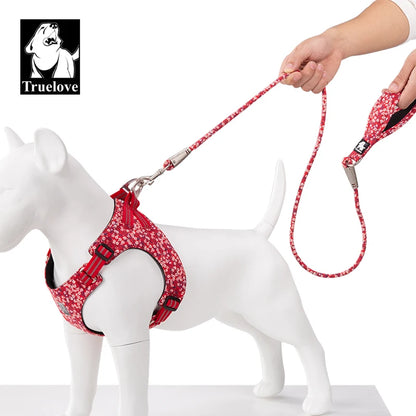 TrueLove Cotton Floral Dog Leash