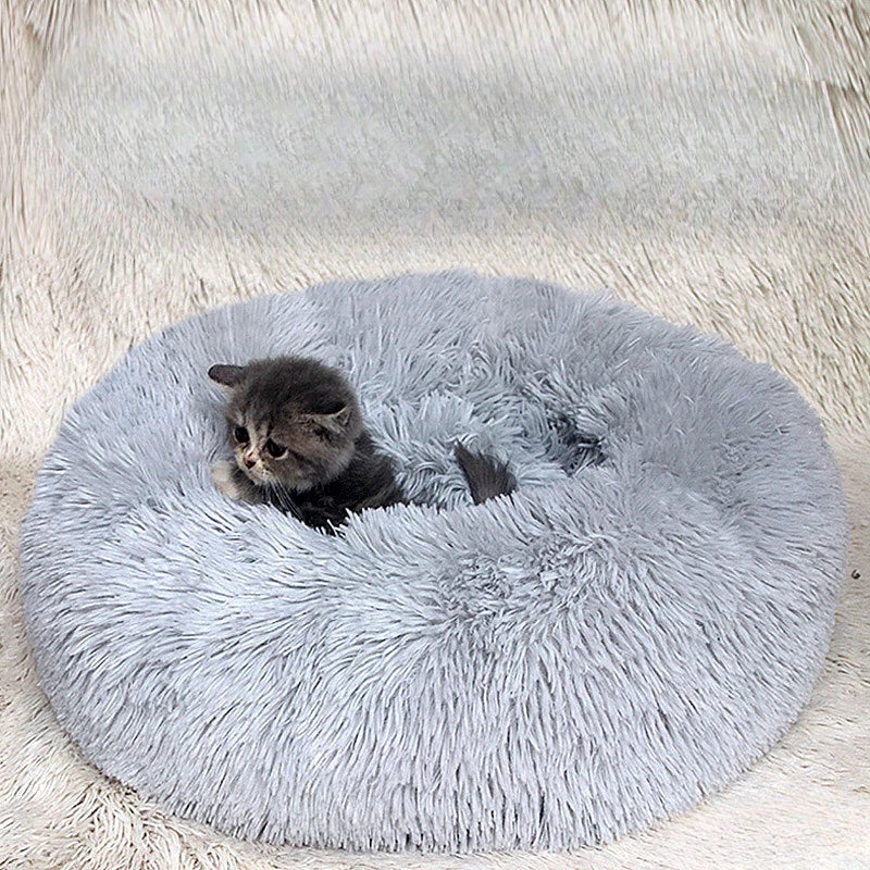 Pet Plush Round Mat - 4petslovers