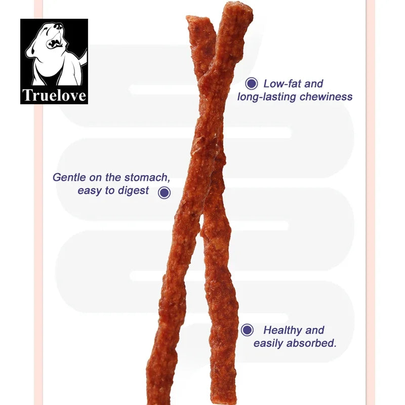 TrueLove Pet Dog Treats – Beef Jerky Chews