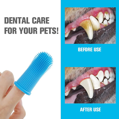 Non-toxic Pet Silicone Toothbrush - 4petslovers