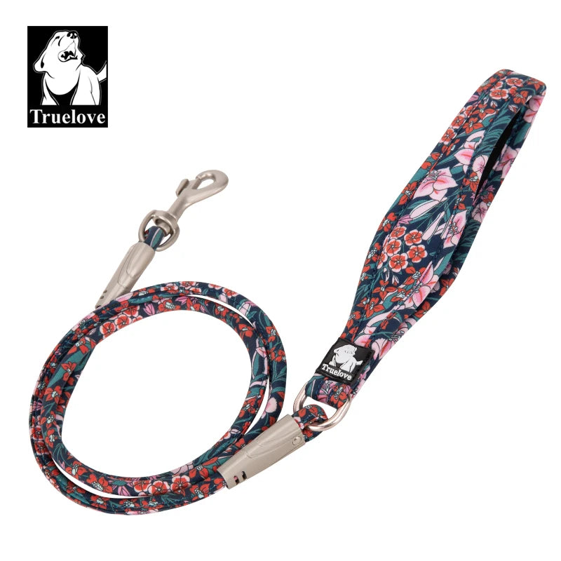 TrueLove Cotton Floral Dog Leash