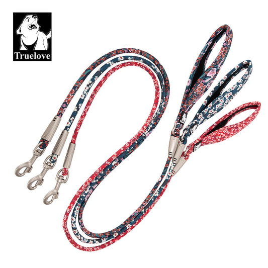 TrueLove Cotton Floral Dog Leash