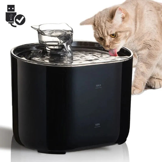 Auto Recirculate Filtring Water Fountain for Cats - 4petslovers