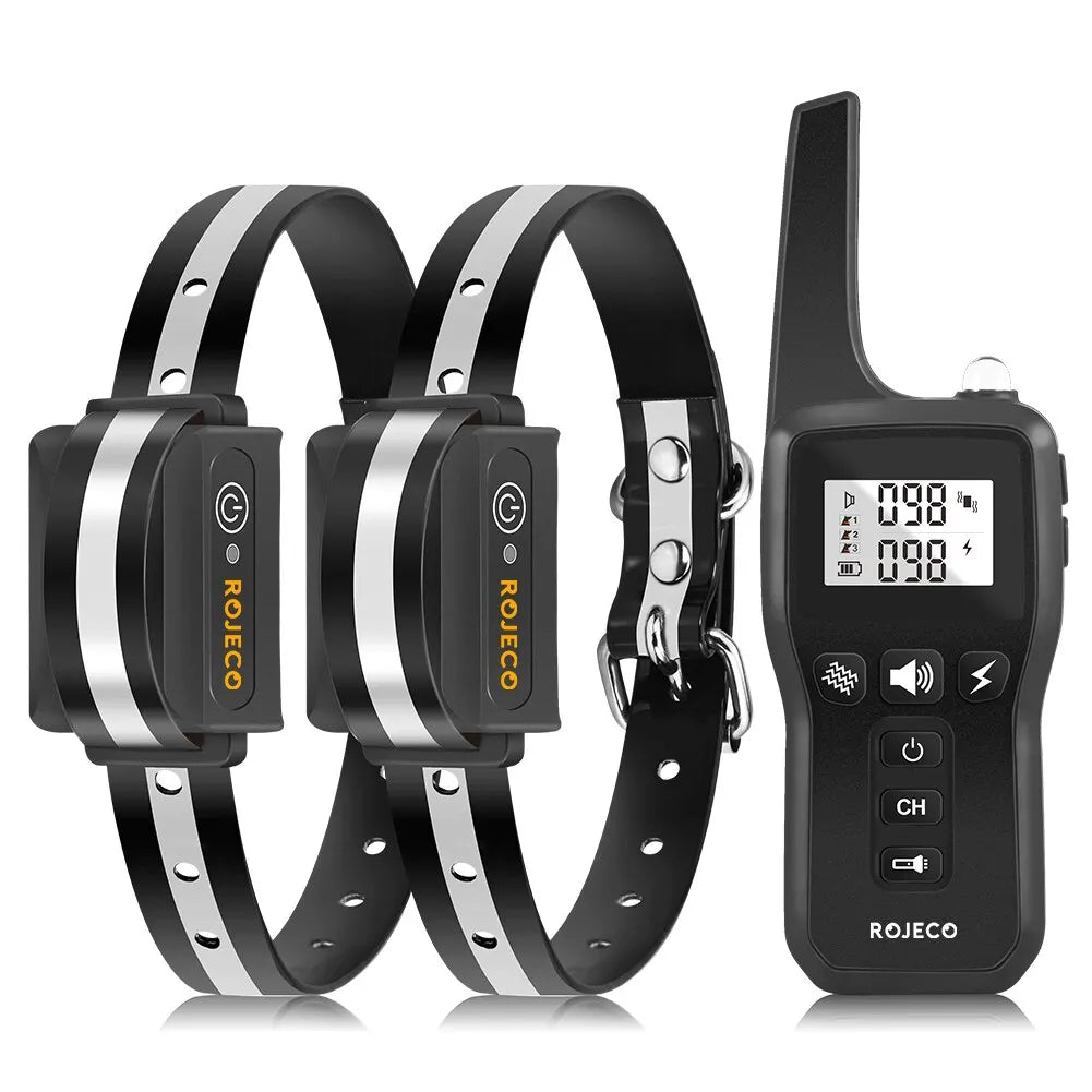 ROJECO 1000m Electric Dog Training Collar Anti-Barking - 4petslovers