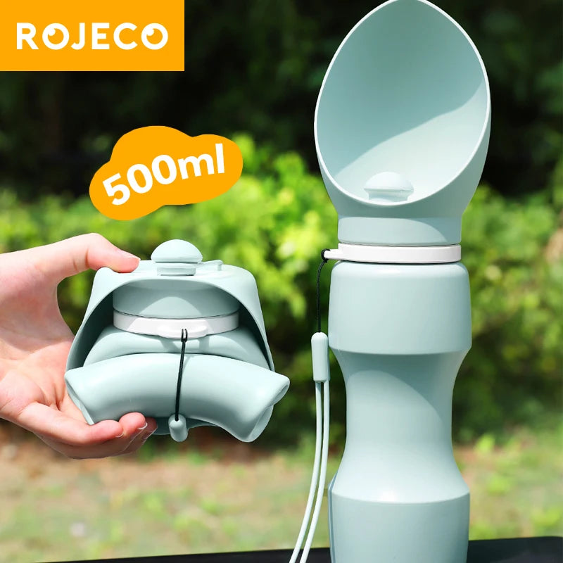 ROJECO Faltbare Wasserflasche für Haustiere