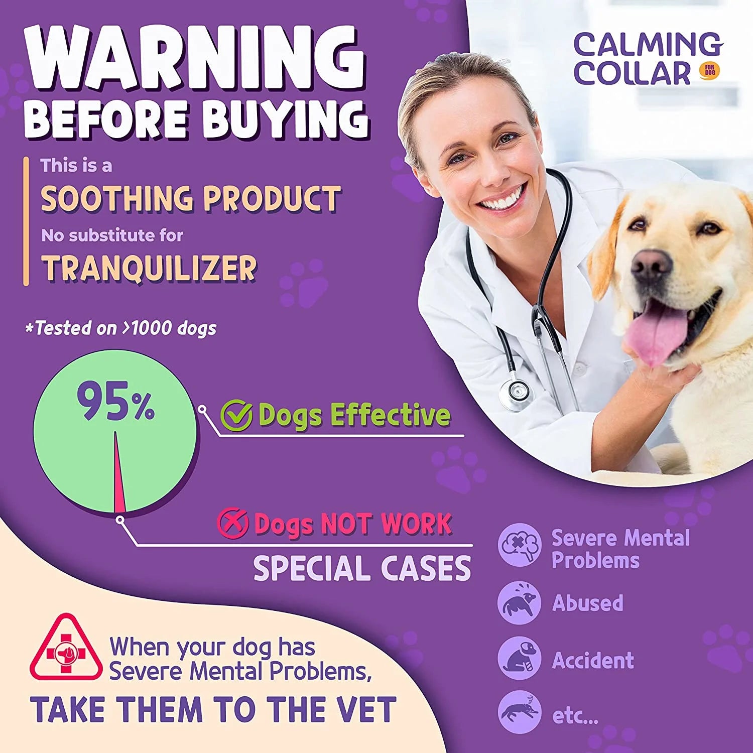 Pet Calming Collar - 4petslovers