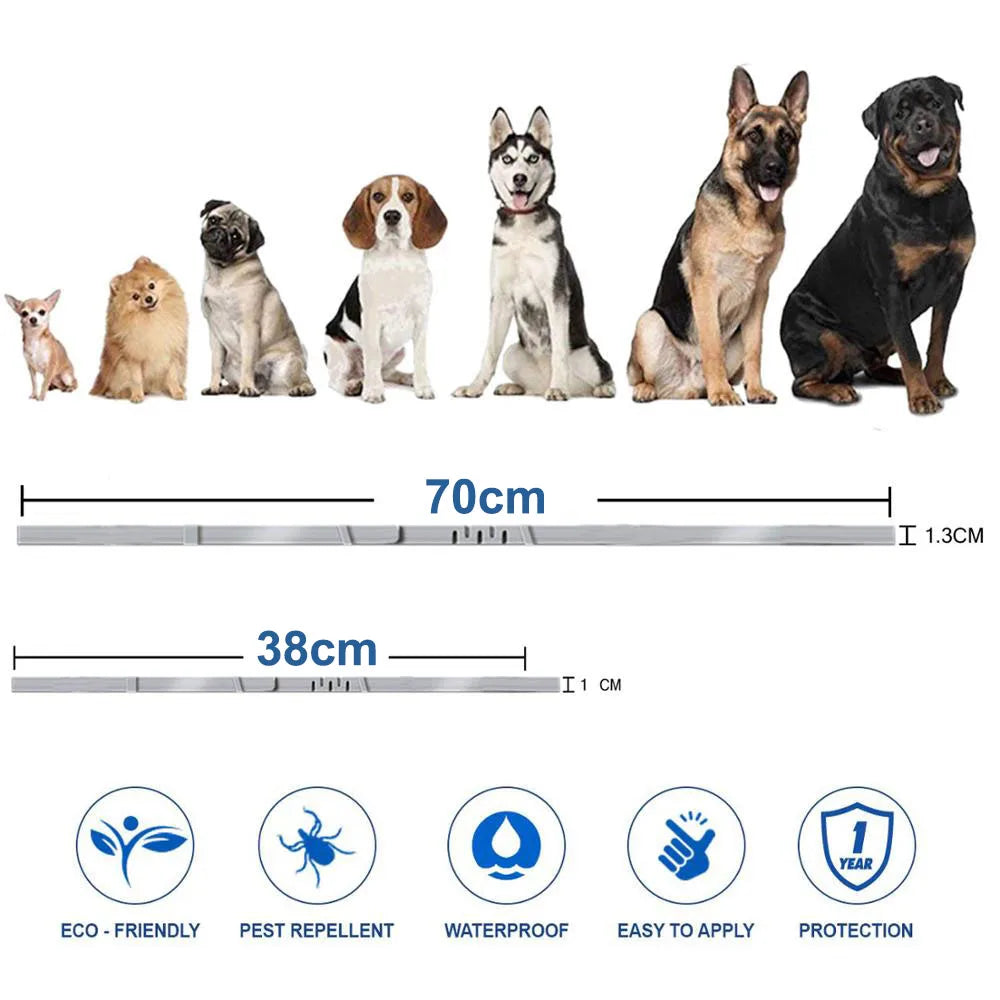 Adjustable Anti-Flea and Tick Pet Collar - 4petslovers