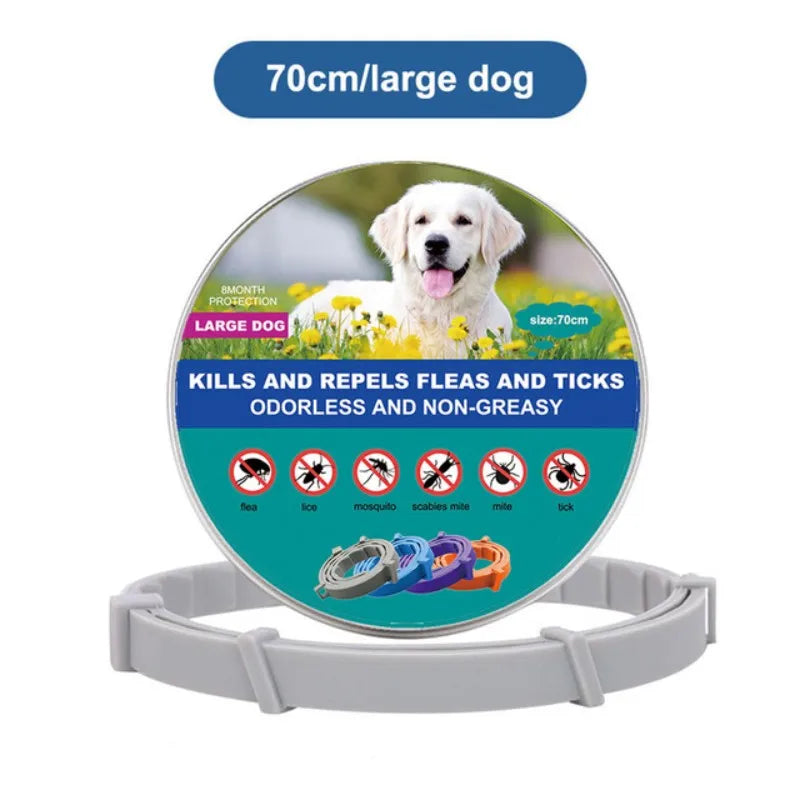 Adjustable Anti-Flea and Tick Pet Collar - 4petslovers