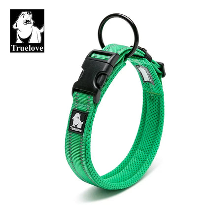 Truelove Adjustable Mesh Padded Pet Dog Collar - 4petslovers