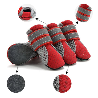 Breathable Dog Shoes Waterproof - 4petslovers