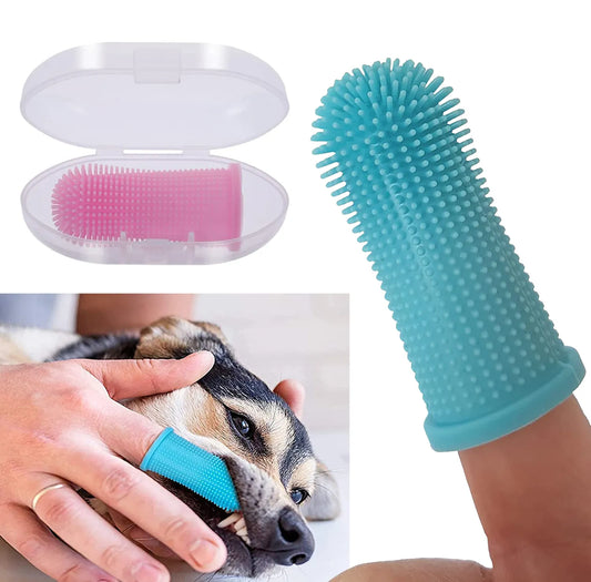 Non-toxic Pet Silicone Toothbrush - 4petslovers