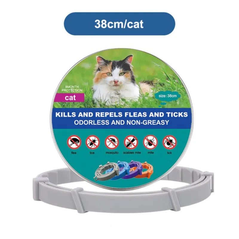 Adjustable Anti-Flea and Tick Pet Collar - 4petslovers