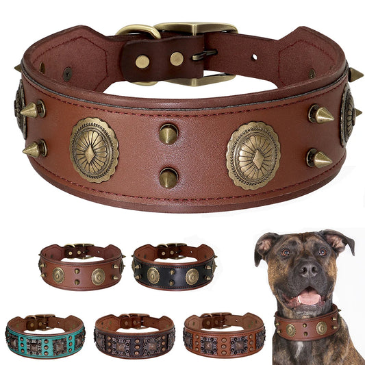 Durable Wide Dog Collar - 4petslovers