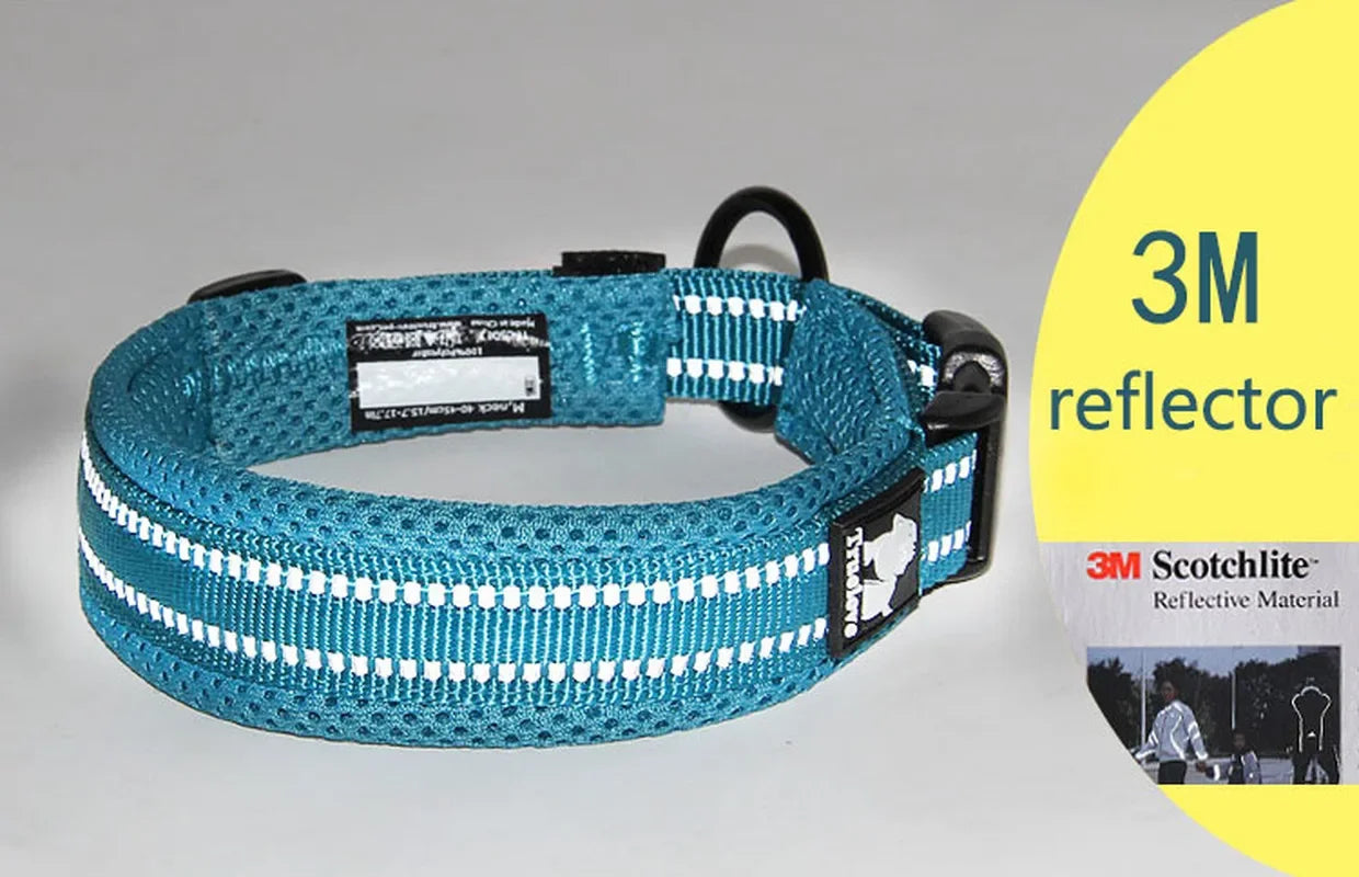 Truelove Adjustable Mesh Padded Pet Dog Collar - 4petslovers