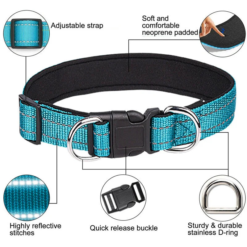 Reflective Dog Collar - 4petslovers